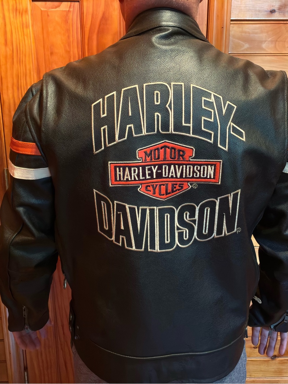 Harley-Davidson Men’s 2008 “Enthusiast” Leather Riding Jacket